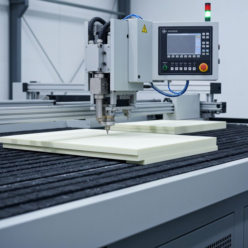 Precision foam cutting manufacturing equipment