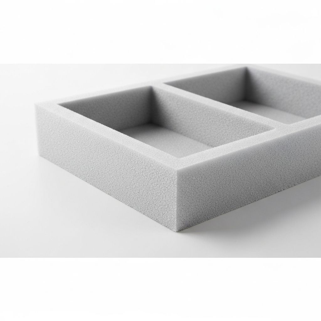 Foam presentation trays for retail displays